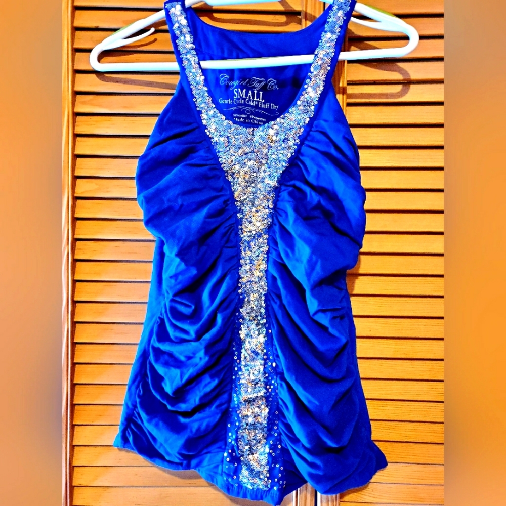 π₯πWestern Bling Sequin Top ππ₯